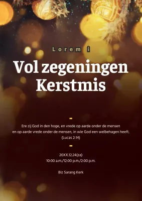 Kerstmis dankdienst