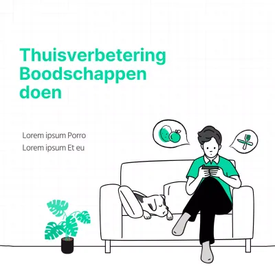 Groene, schone online boodschappengids Sociale mediapleinen