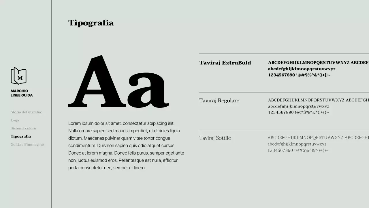 Linee guida per un'identità del marchio verde e pulita