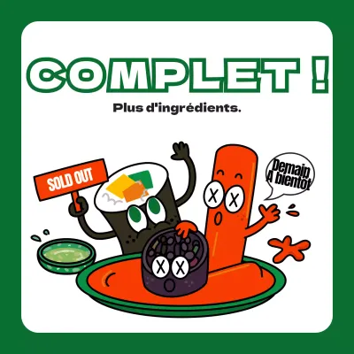 Green Red Thème de guide de restaurant illustré avec un concept mignon et propre