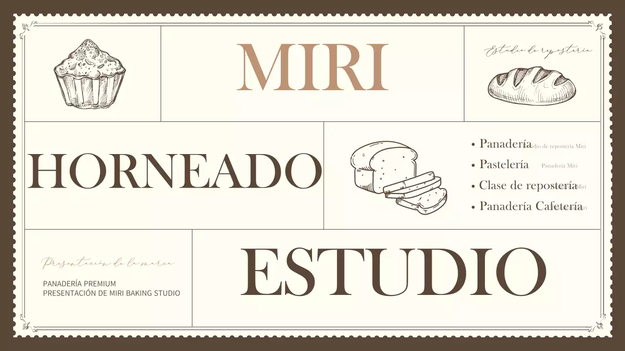 Una guía de pastelería cálida y acogedora sobre brownies