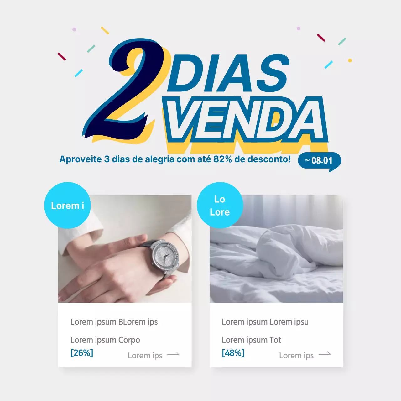 Venda de 2 dias