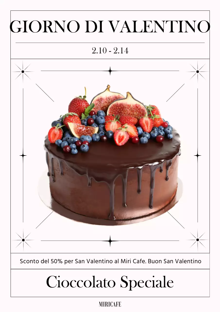 Promuovere un caffè retrò per San Valentino