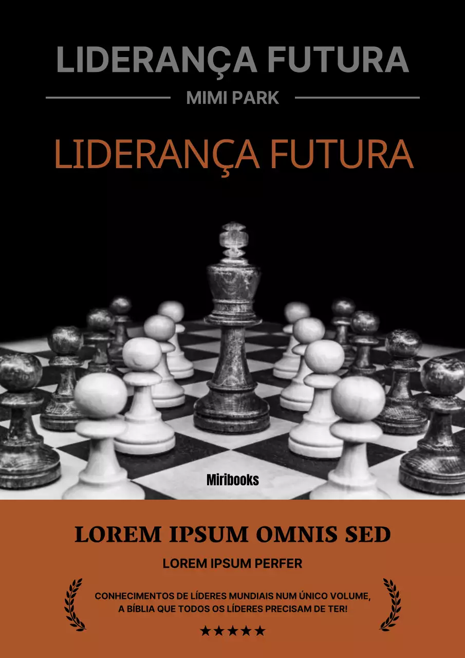 O praticante de liderança negro e castanho