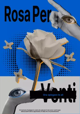 Concetto di collage Giornata della maturità in blu e grigio