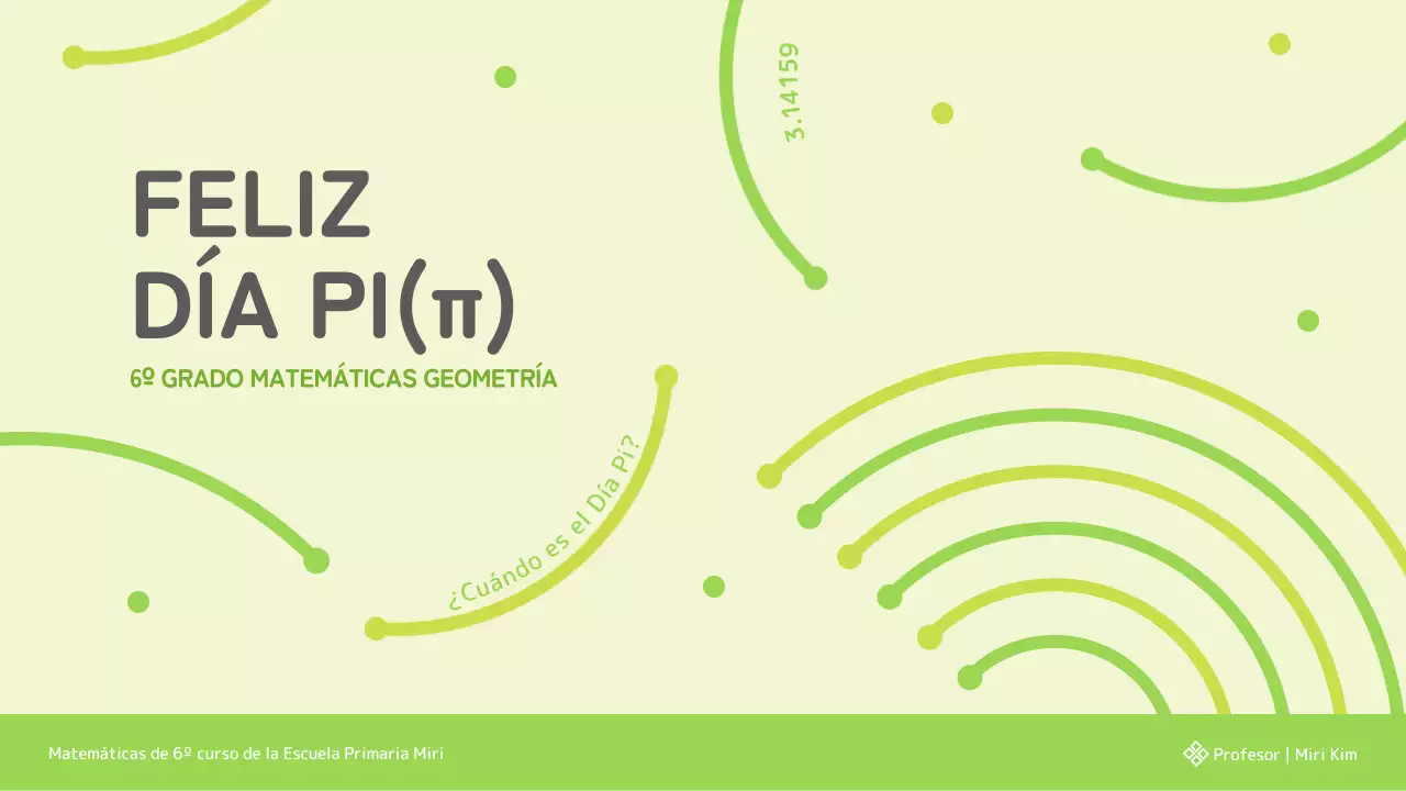 Circunferencia y piday para chartreuse