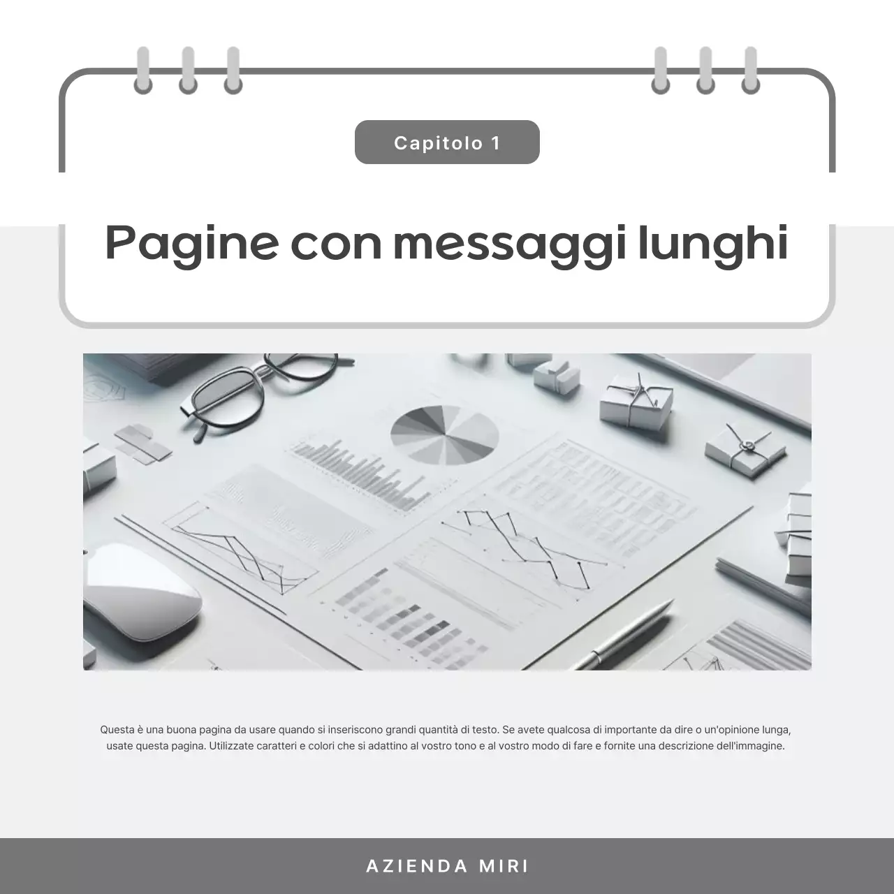 Messaggi aziendali semplici in bianco e nero