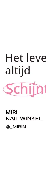 Luxe nail art shop promotie in roze en zwart