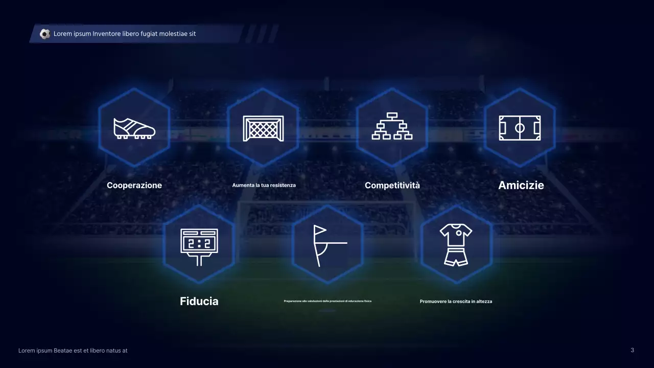 Guida al reclutamento delle squadre di calcio del programma di doposcuola cyber-concettuale di Sodomy