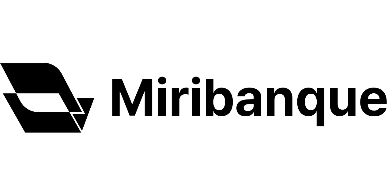 Logo noir, simple, propre et symbolique pour les promotions de la banque et les promotions.