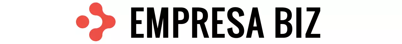 Promocione su empresa con un logotipo limpio en rojo y negro