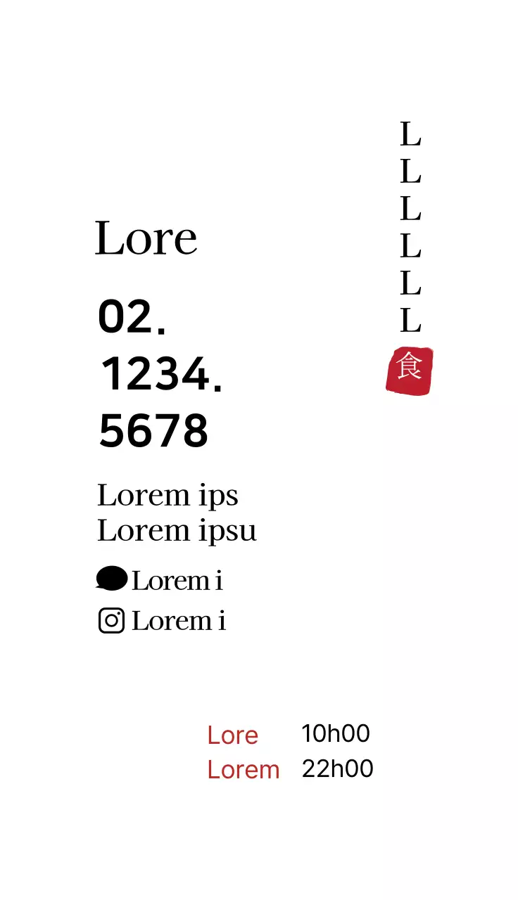 illustration blanche restaurant simple sushi