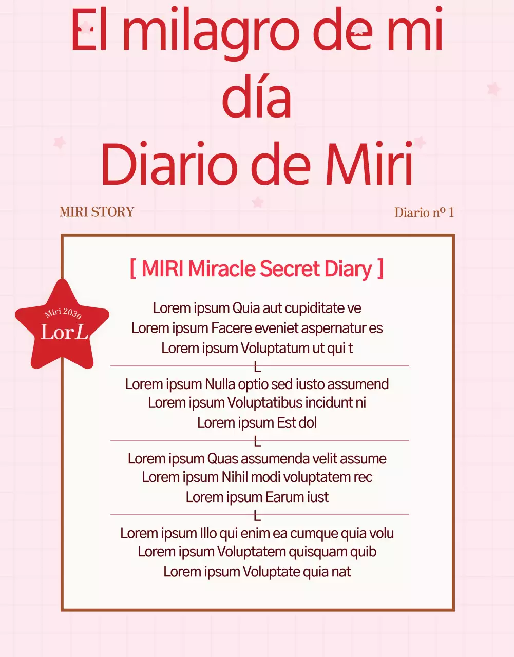 Presentamos una bonita agenda vintage con un toque de nácar rosa