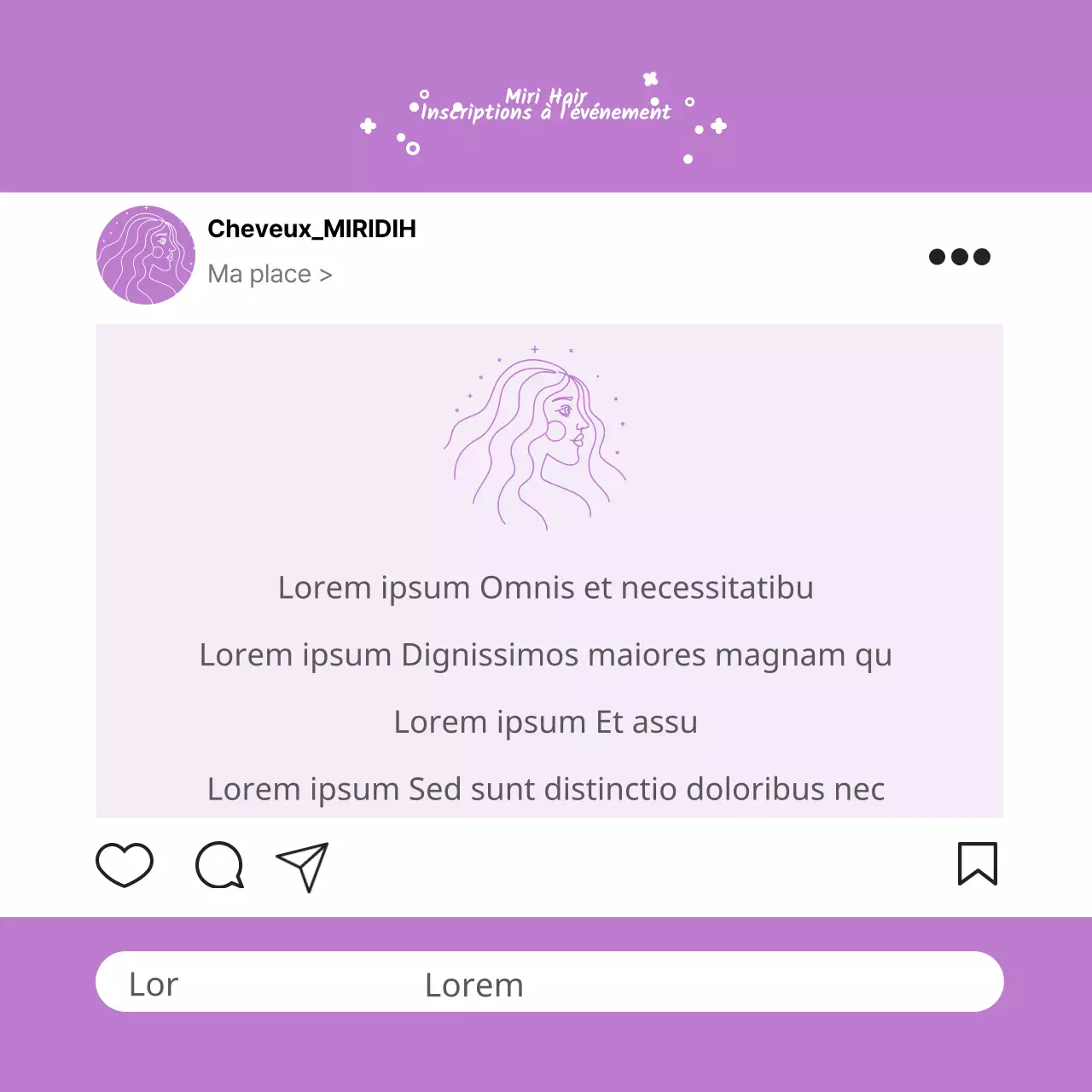 Purple Instagram Cute Coupon Beauty Salon Mochi Memoji