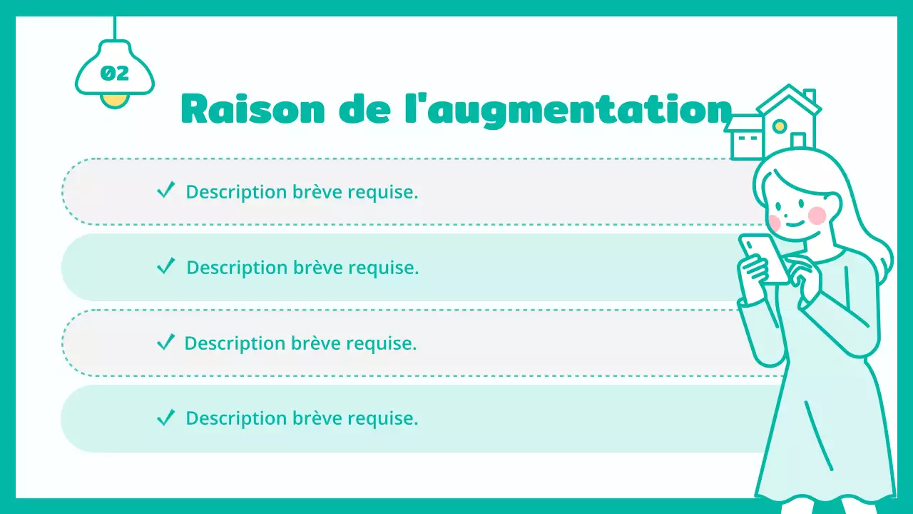 L'état et l'avenir de la jolie maison individuelle couleur menthe