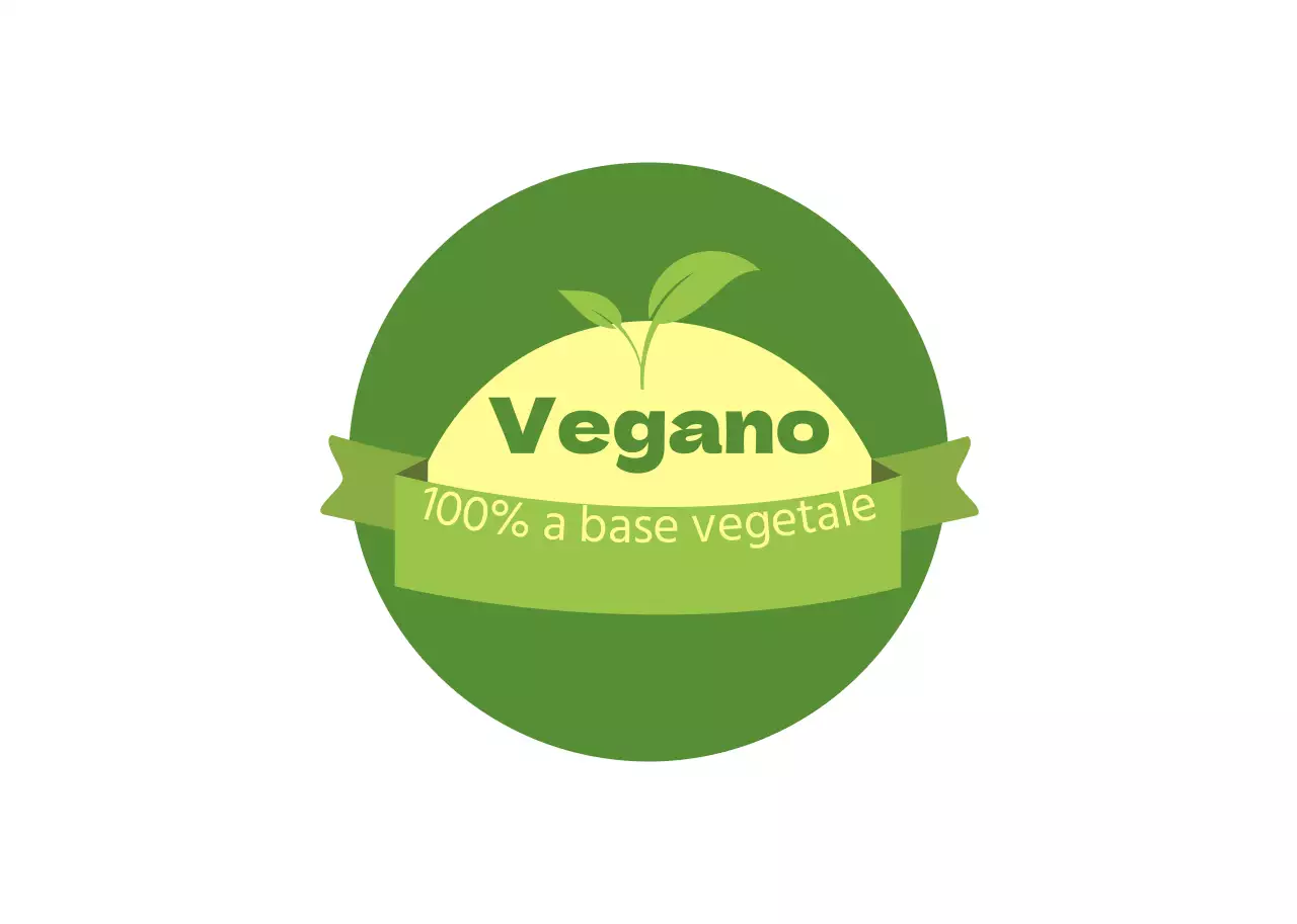 Una guida agli ingredienti vegani con un simpatico concetto di chartreuse e verde