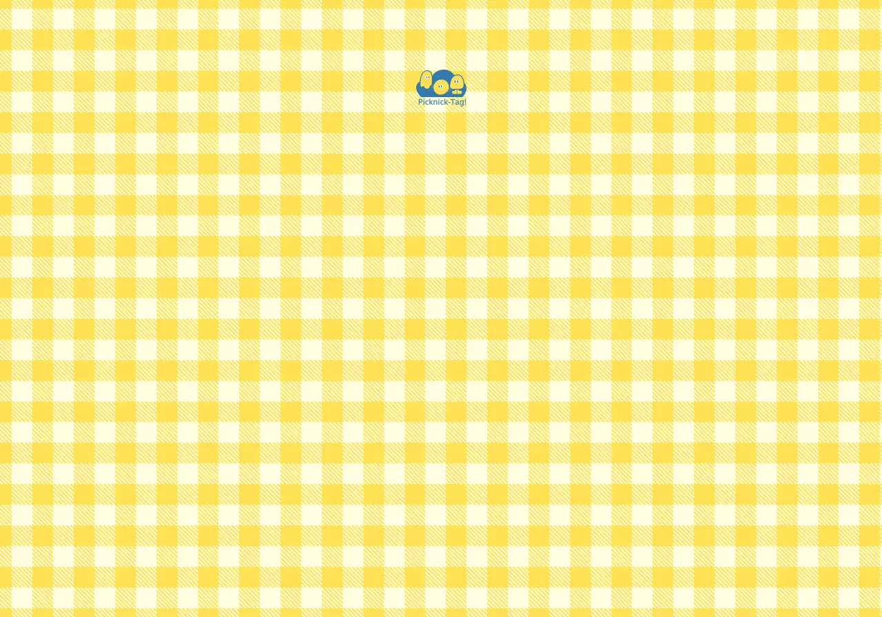 Personalisierte Waren mit gelben und blauen Kreidemustern und niedlichen Charakterillustrationen