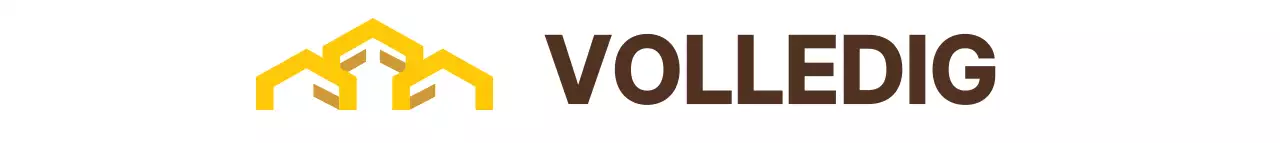 Eenvoudig Symbool Logo Stijl Interieur Bedrijf in Geel en Bruin