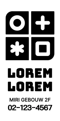 Eenvoudige, strakke vormen en symbolen logo combinatie stijl voor ziekenhuis publiciteit en promotie