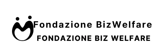 Simbolo umano semplice Stile logo Fondazione Welfare Promozione e promozione