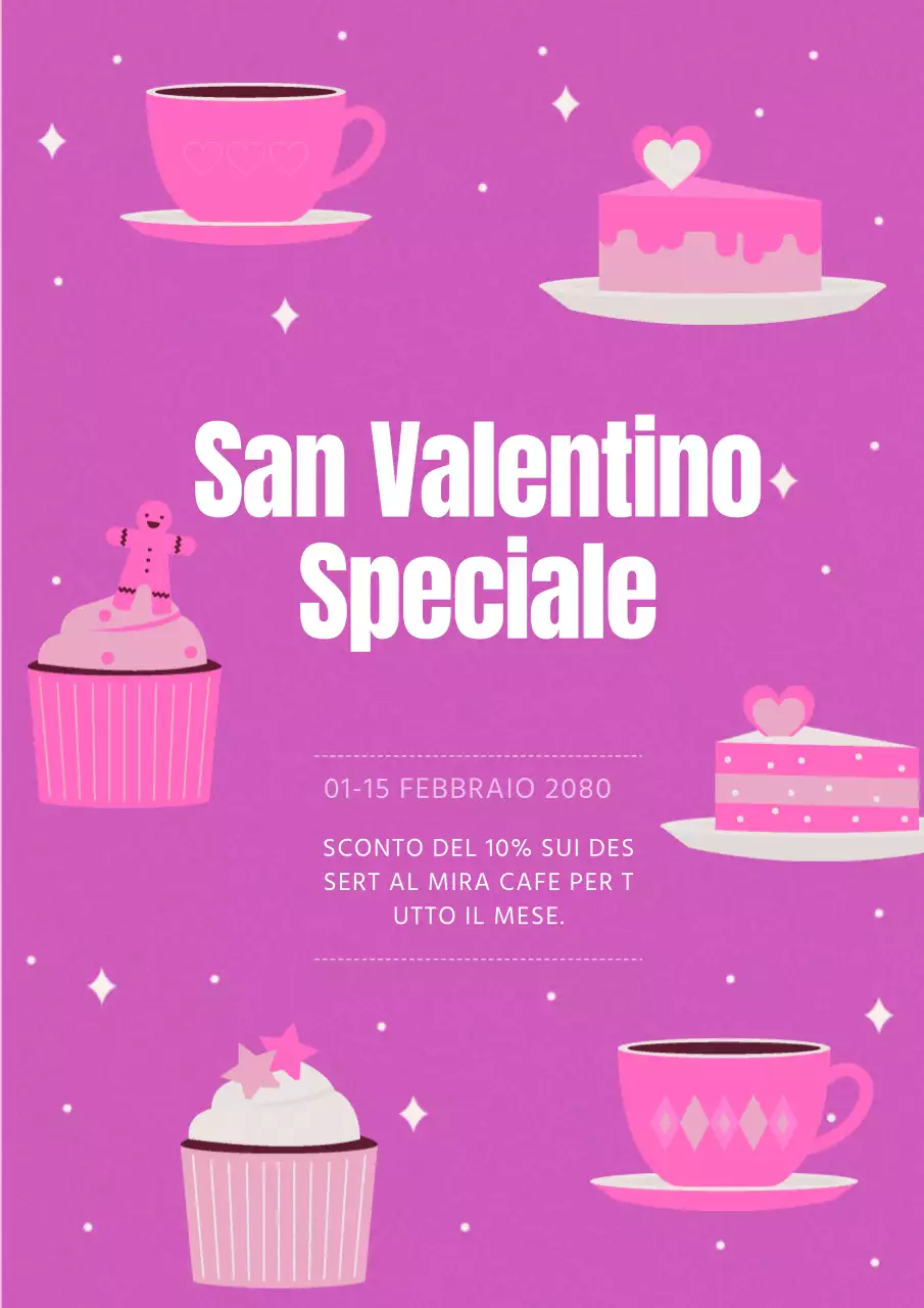 Un caffè rosa e illustrato per il White Day