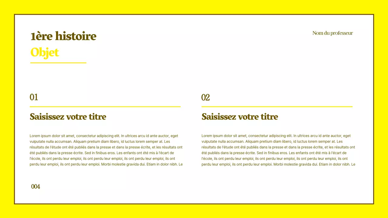 Tutoriel d'illustration de personnages épurés en jaune et marron