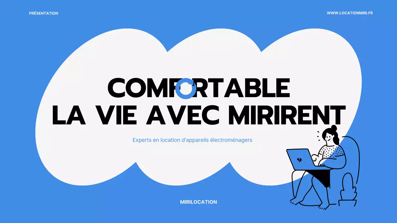 Présentation du service de location d'appareils ménagers
