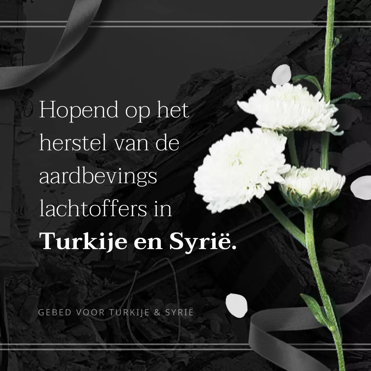 De zwart-wit oorsprong van het herstel van Syrië in Turkije