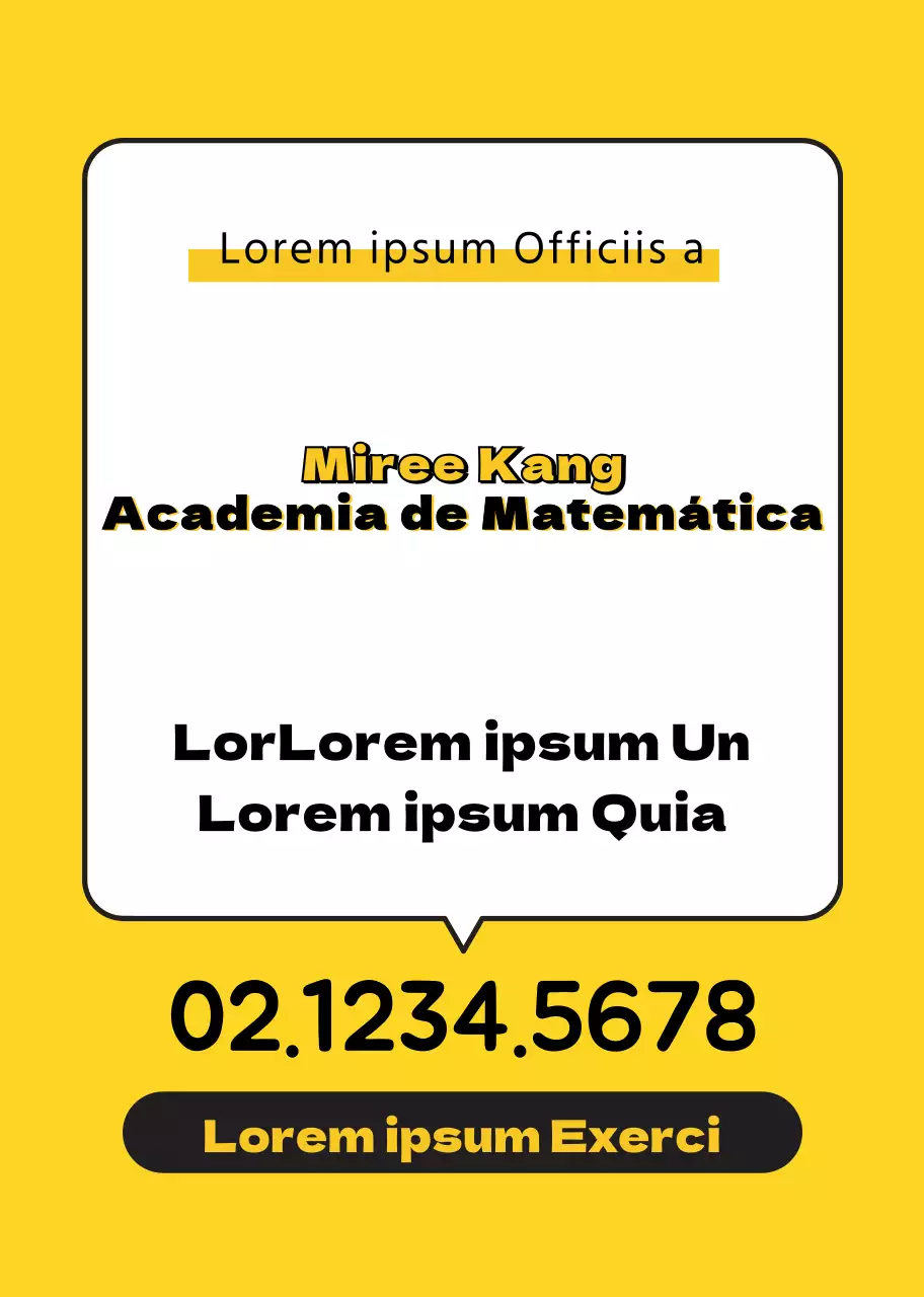 Promover uma escola de matemática amarela e limpa