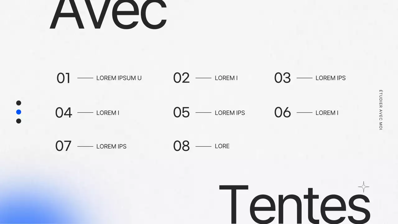 Un dossier de projet kitsch avec des dégradés violets