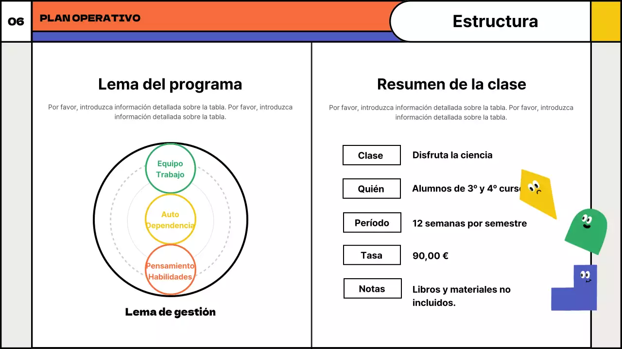 Propuesta de clases extraescolares de matemáticas lúdicas con formas geométricas de colores