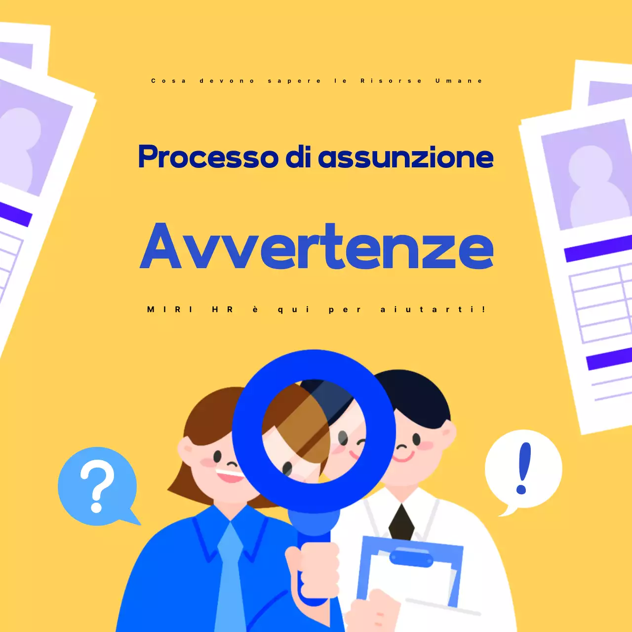 Annunci di lavoro in giallo