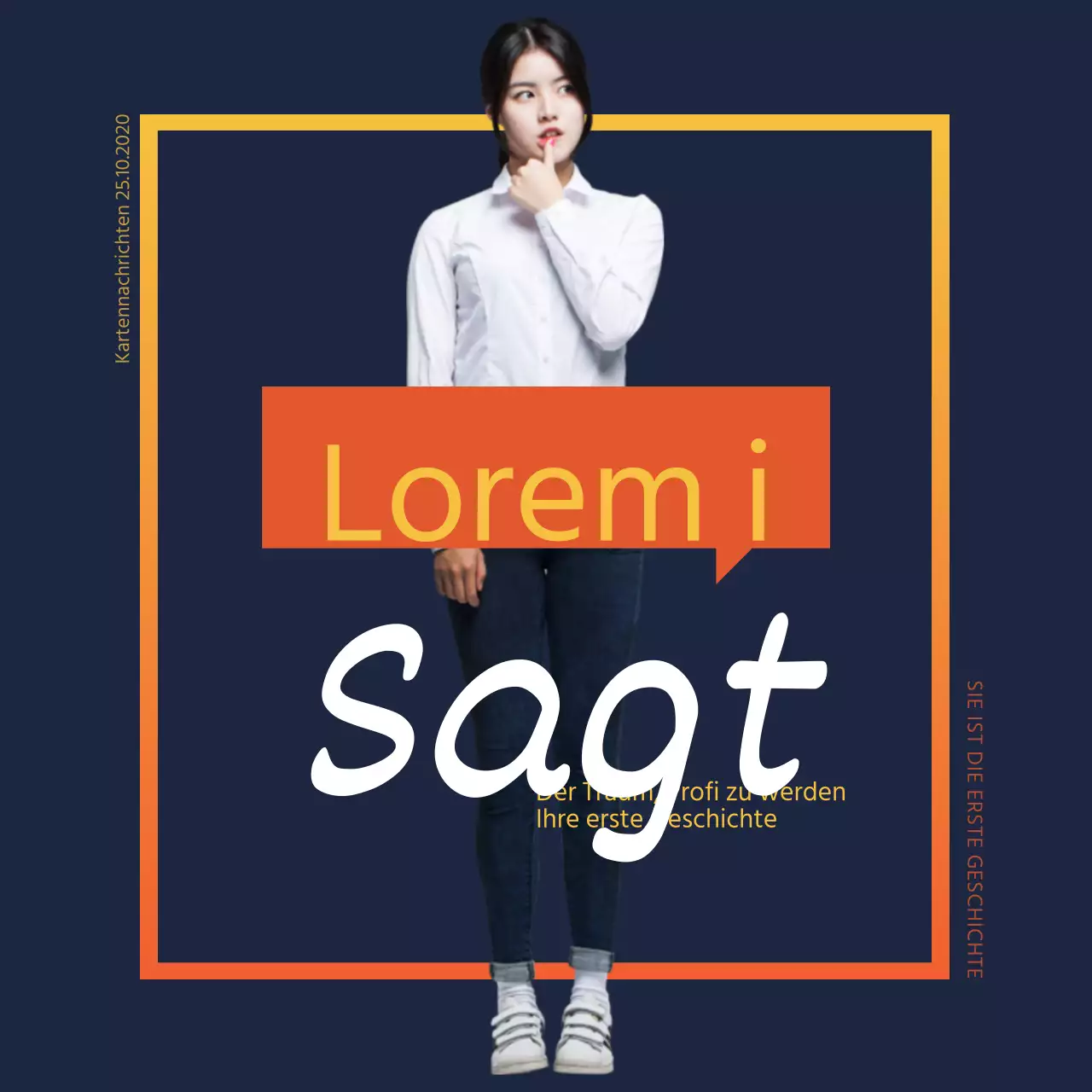 Der Arbeitssuchende sagt