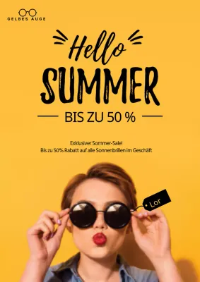 Rabatt auf Sonnenbrillen