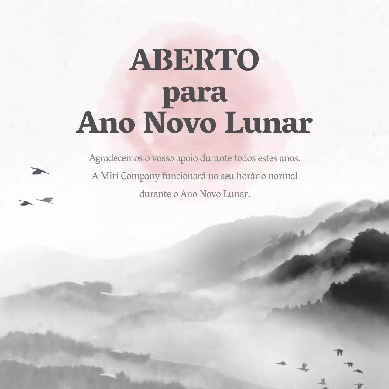 Um anúncio limpo do feriado do Ano Novo Chinês com um fundo branco e preto