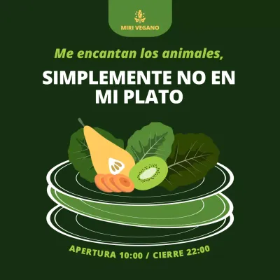 Instagram de restaurantes veganos ecológicos