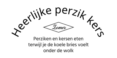 Gepersonaliseerde merchandise met emotioneel concept en zwarte tekstaccenten