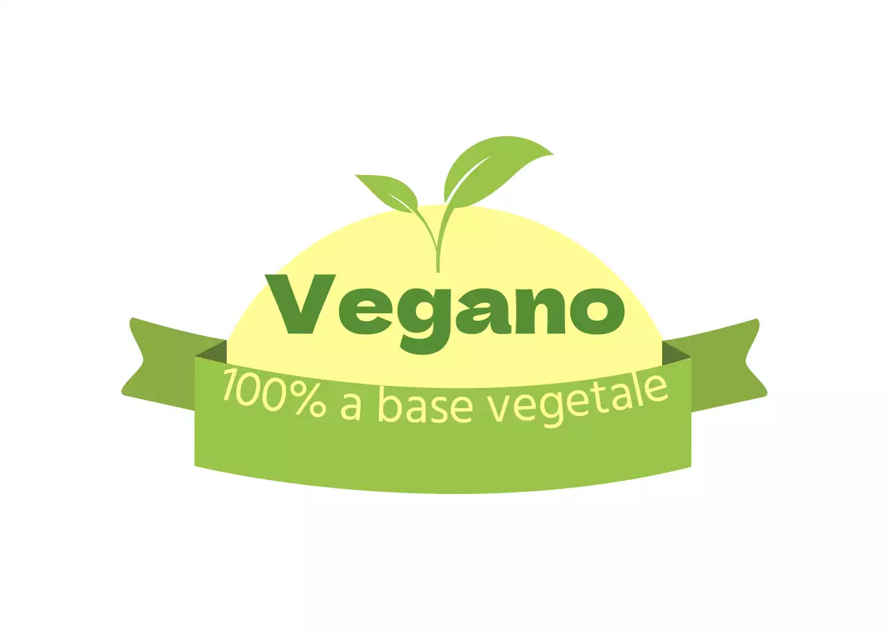 Una guida agli ingredienti vegani con un simpatico concetto di chartreuse e verde