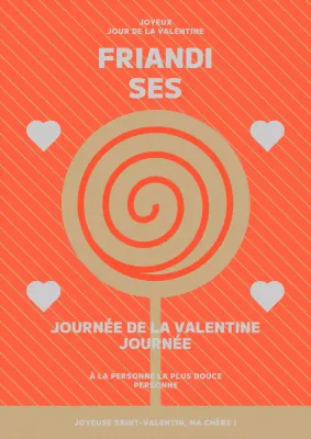 Journée blanche en orange et beige