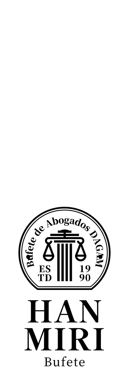 Logotipo de estilo sencillo y emocional con símbolos y emblemas para un bufete de abogados
