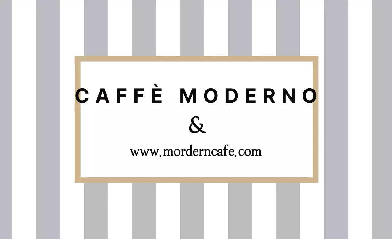 Caffè moderno