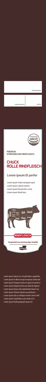 schwarzes einfaches Symbol für Schmetterlingsrollfleisch