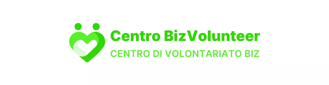 Simbolo semplice a forma di cuore, stile logo, in verde, centro Outreach materiale promozionale