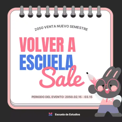 Bonitas ofertas para la vuelta al cole en rosa y negro