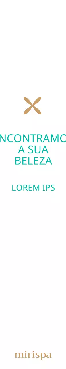 Um logótipo simples e emotivo em tons de menta e castanho para promover e divulgar o salão de beleza