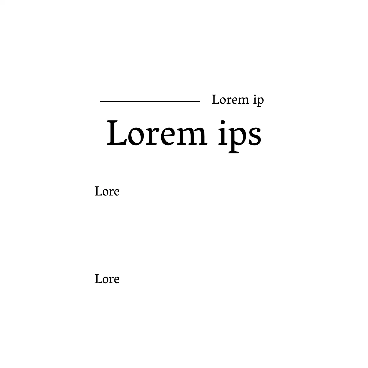 Etichetta da cucina bianca con testo semplice