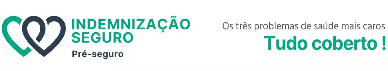 Para promover um produto de seguros com um logótipo e texto em turquesa e preto sobre seguros de bens e acidentes.