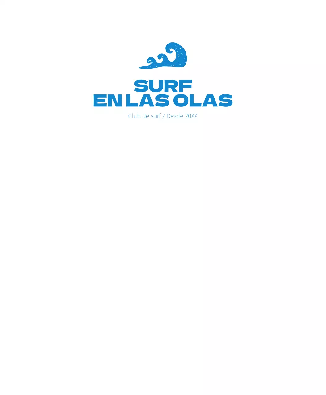 Surfistas en un verano azul