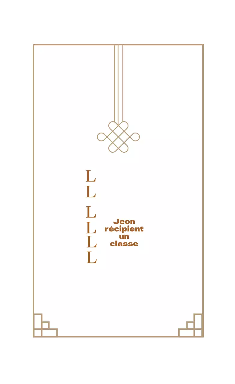 Étiquette d'emballage d'un coffret de fruits illustré en marron