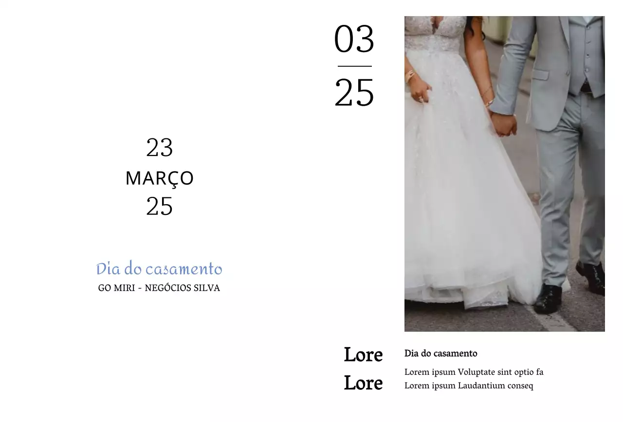 Convites de casamento em branco e molduras simples